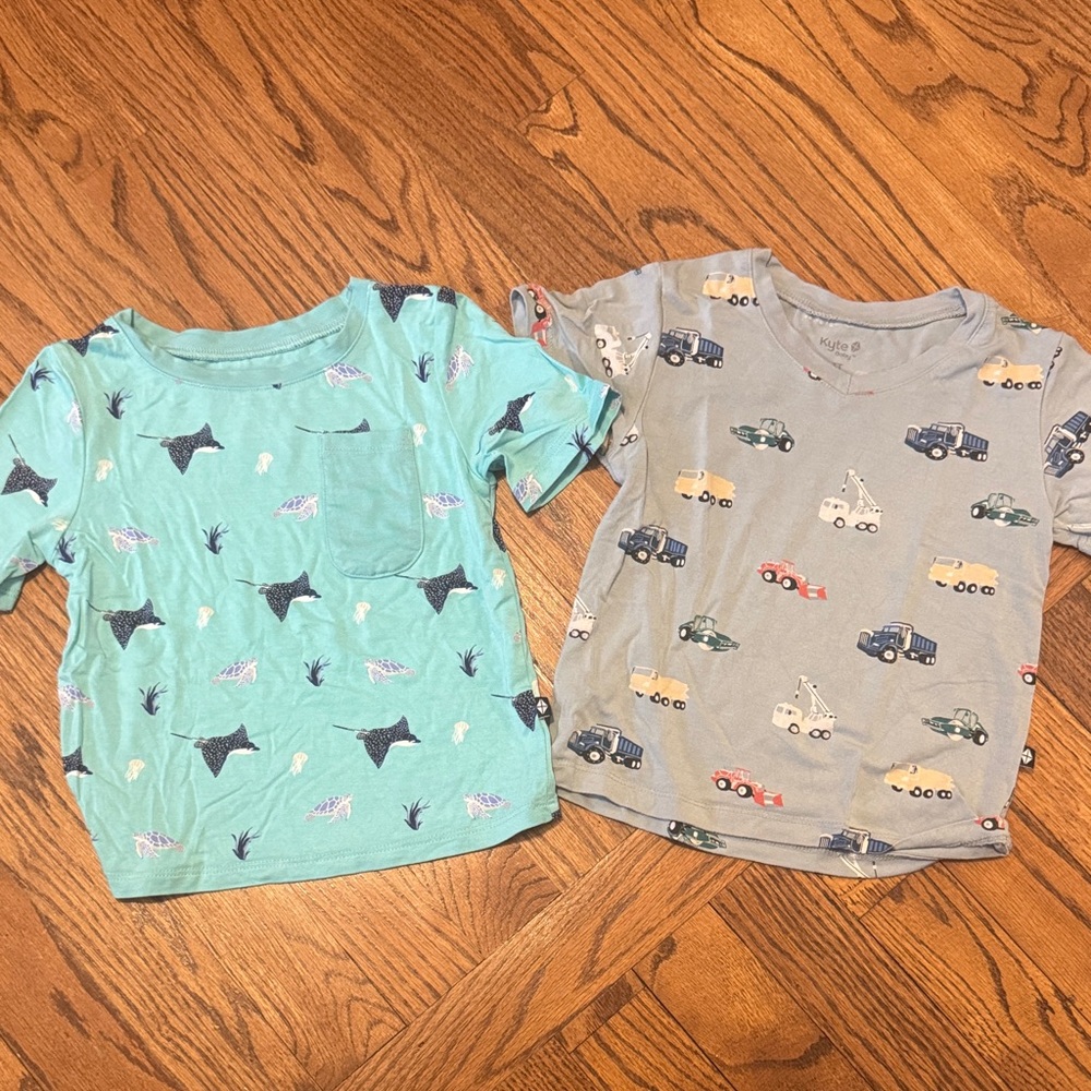 Kyte Baby Ray and Construction T-Shirts Set 3T